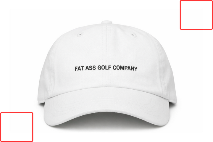 Fat ass golf company/Backward Rotund Dad Style Hats